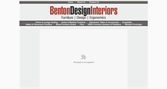 Desktop Screenshot of bentoninteriors.com